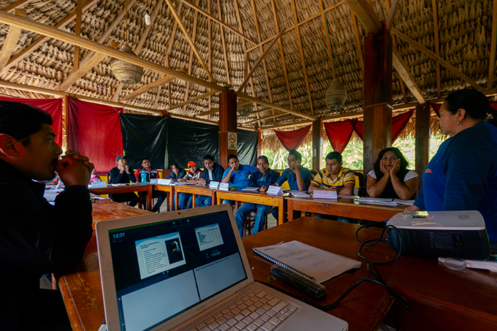 Curso de Excursionismo en el Centro Ecoturístico Nueva Alianza 